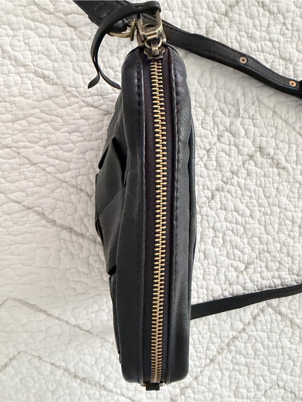 HOBO NWOT Black Leather Crossbody Bag - Women - Picture 6 of 8